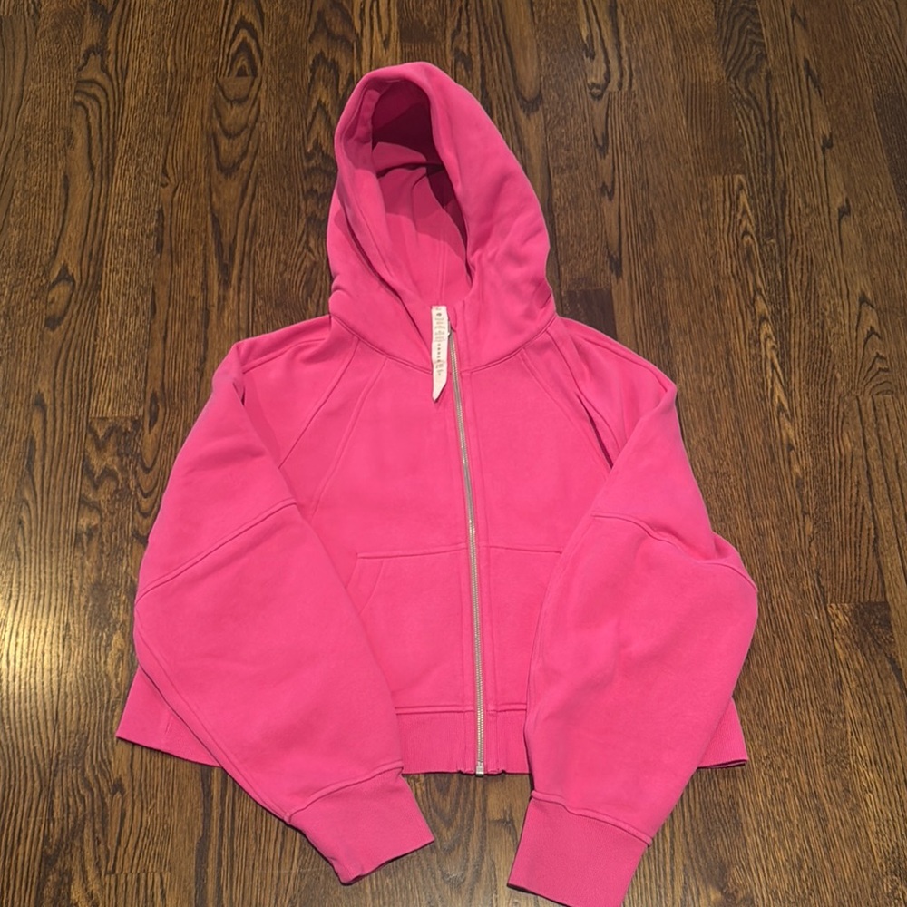Lululemon Athletica Sonic Pink Scuba Full Zip